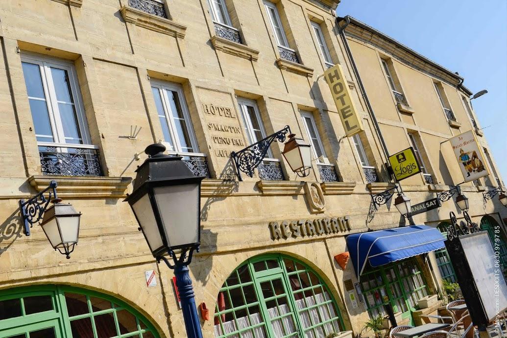 Hostellerie Saint Martin- Logis Hotel Et Restaurant Creully sur Seulles Exterior foto